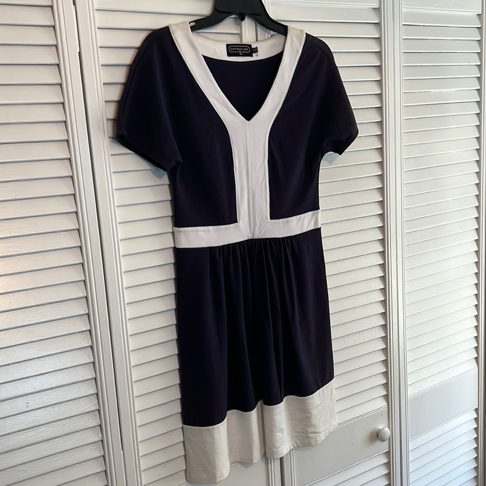 Duffield Lane Dress - white/navy